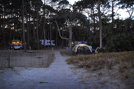 Hunting Campsite Dusk