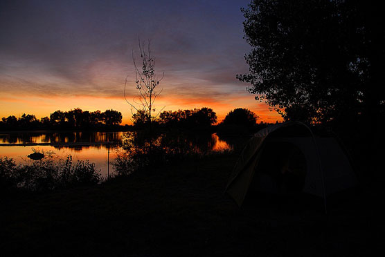 St. Vrain Campsite Sunrise