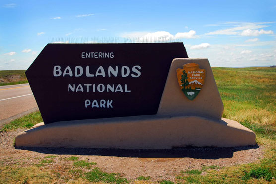 Badlands-Sign