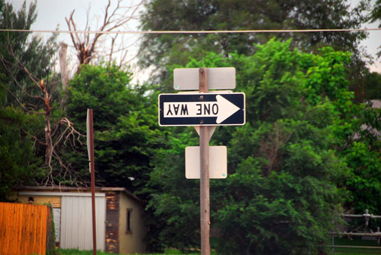 One-Way-Sign