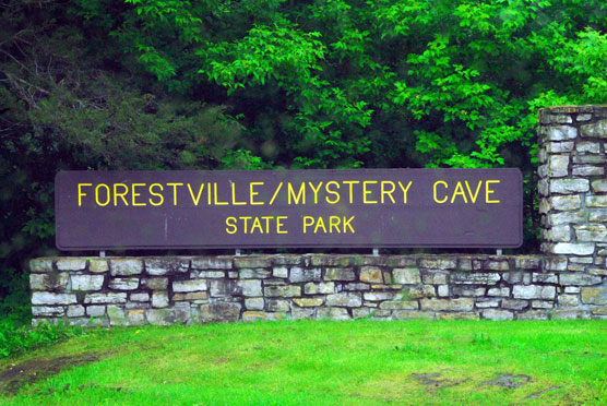 Forestville-Mystery-Cave-Sign