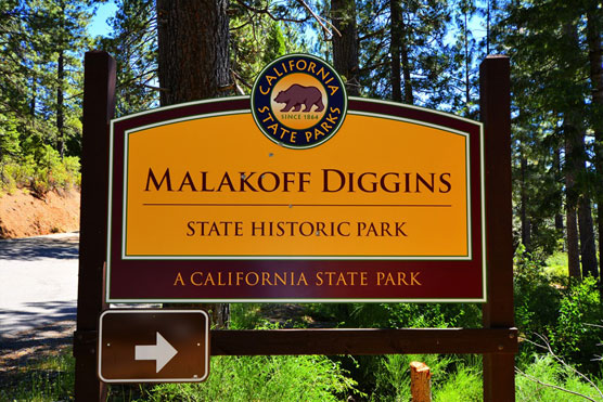 Malakoff-Diggins-Sign