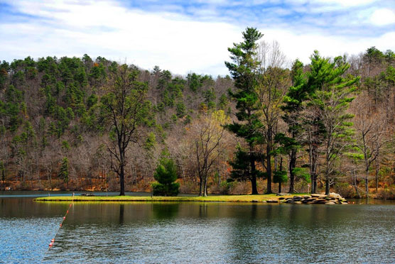 Sherando-Lake-Island