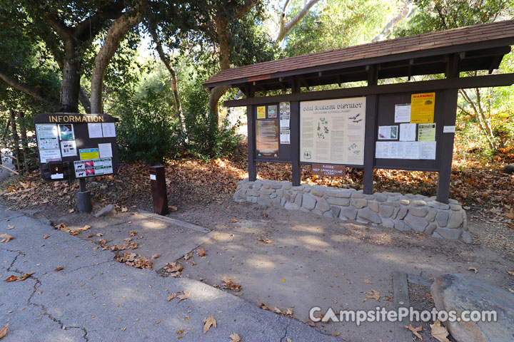 Wheeler Gorge Campground Info Board