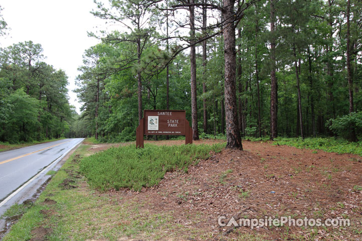 Santee State Park Sign