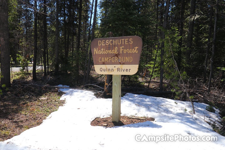 Quinn River Campground Sign