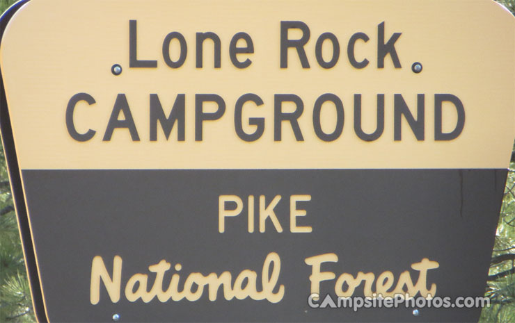 Lone Rock Sign