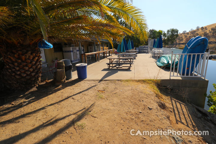 Lake McSwain Campground Camp Store Patio