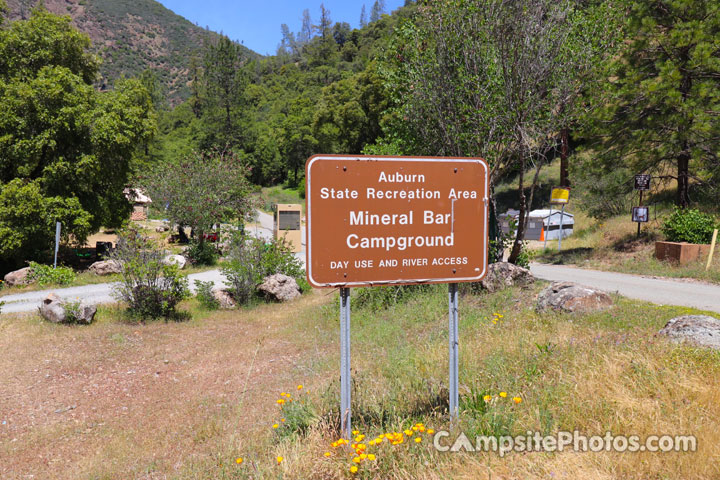 Mineral Bar Campground Sign