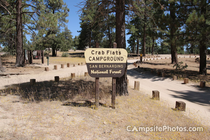 Crab Flats Sign