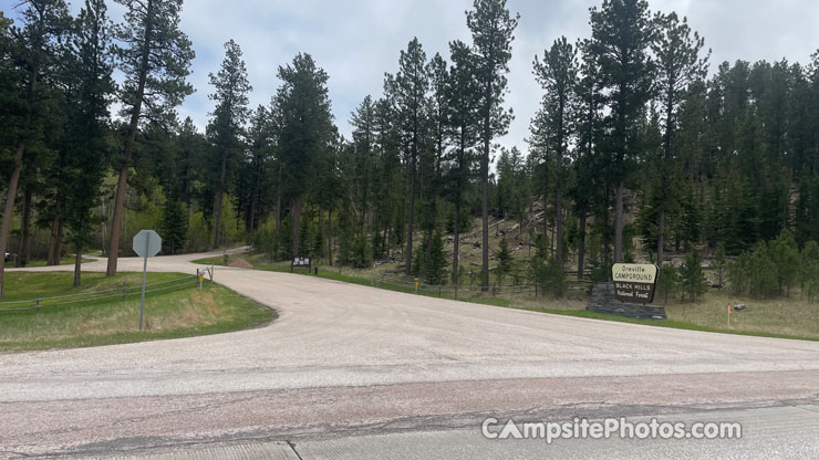 Oreville Campground Entrance