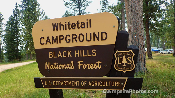 Whitetail Campground Sign