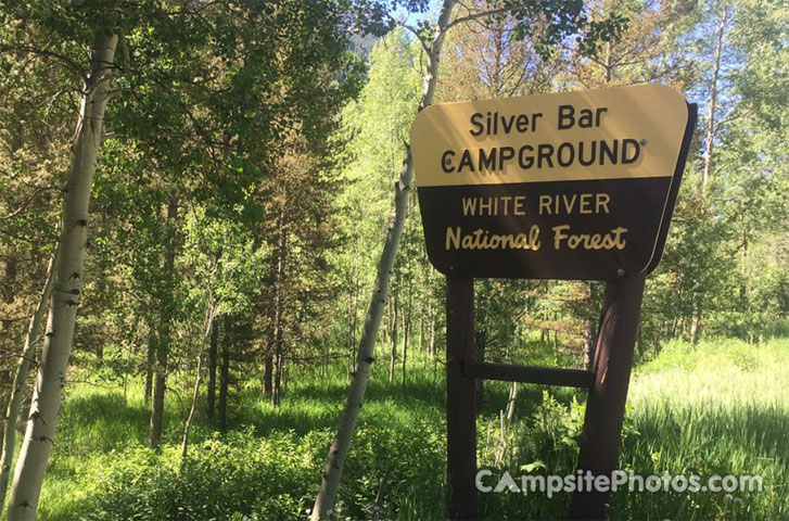 Silver Bar Campground Sign