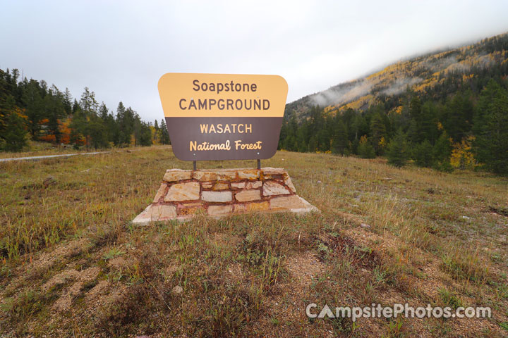 Soapstone Campground Sign