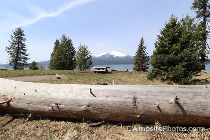 Diamond Lake Campsite View