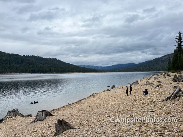 French Meadows Campground Lake Scenic