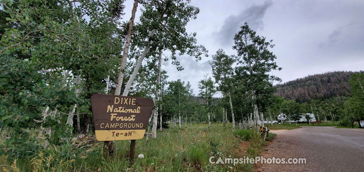 Te-aH Campground Sign