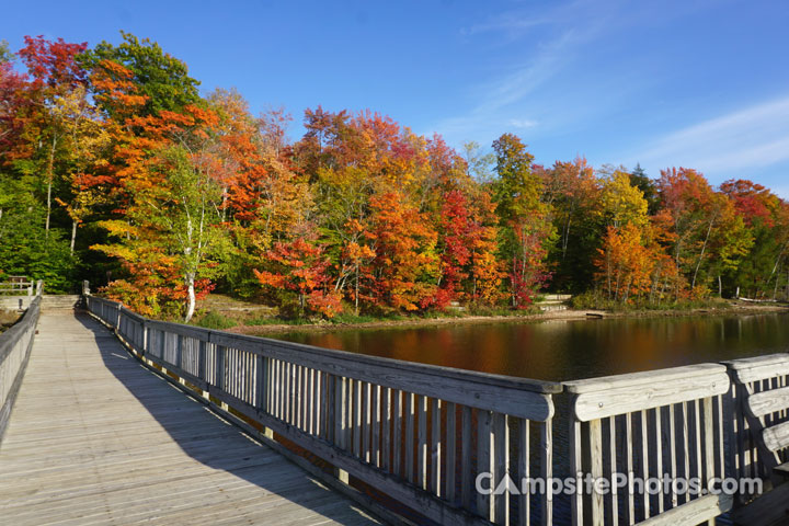 Colwell Lake Fishing Pier View