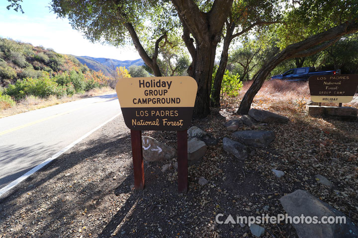 Holiday Group Campground Sign