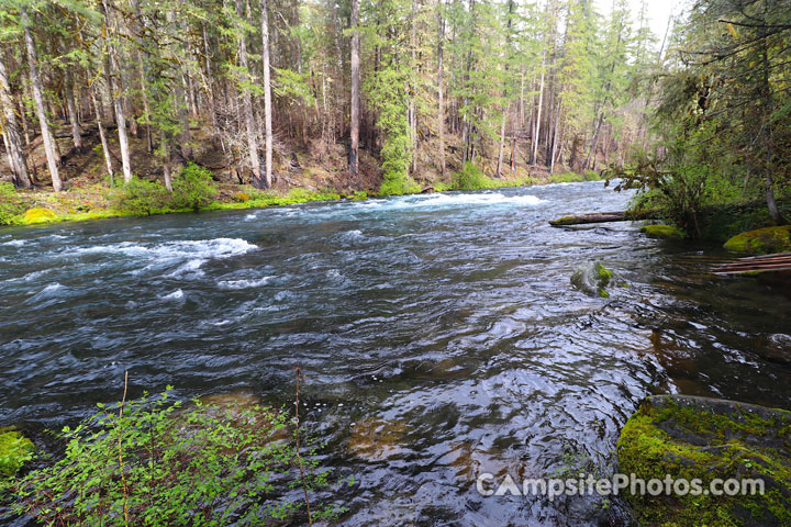 Olallie Campground McKenzie River View