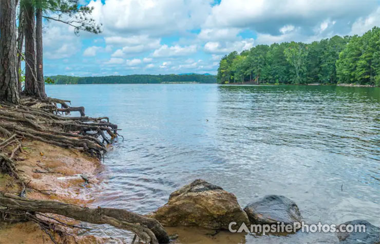 Bolding Mill Campground Lake Lanier View