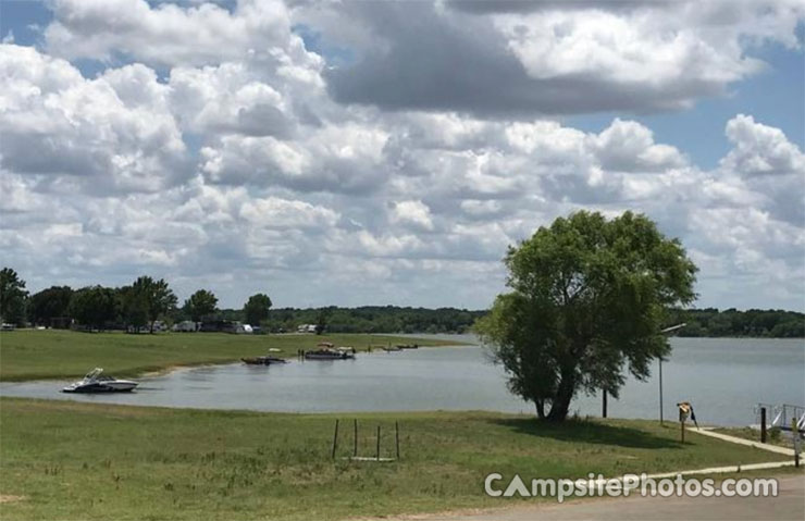 Copperas Creek Campground Proctor Lake View