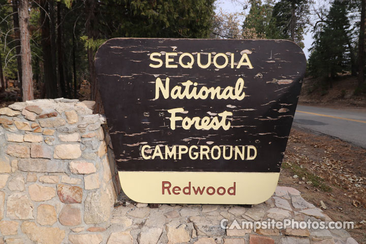 Redwood Meadow Sign