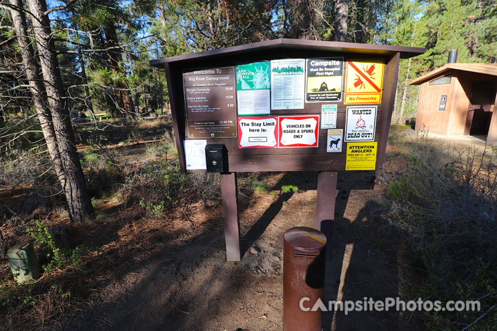 Big River Campground Pay Station