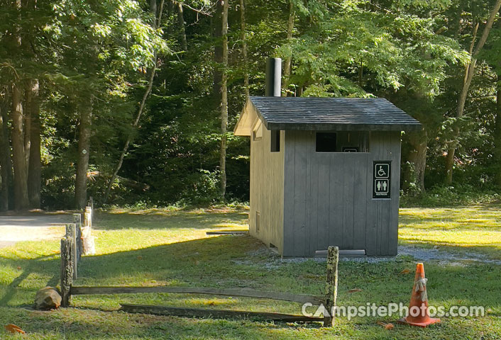 Hurricane Campground Vault Toilet