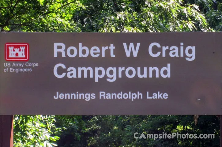 Robert W Craig Campground Sign