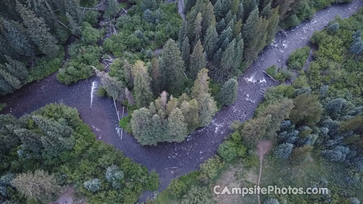 Langohr Aerial Hyalite Creek