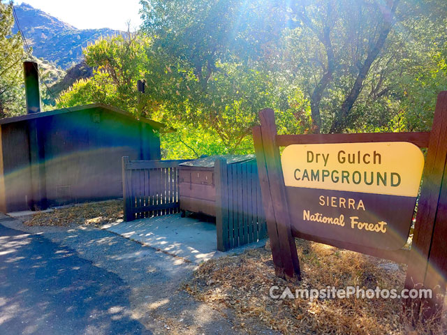 Dry Gulch Campground Sign