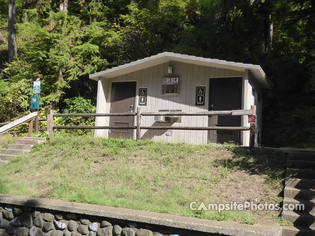 Cape Perpetua Campground Bathroom