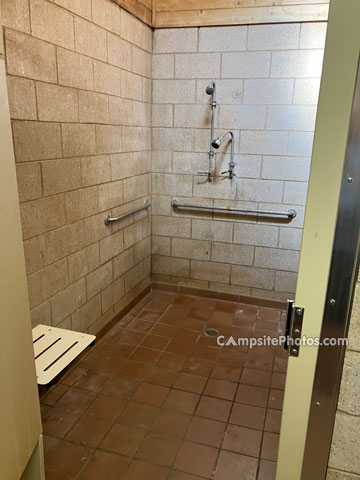 Arrowhead Campground Shower Inside