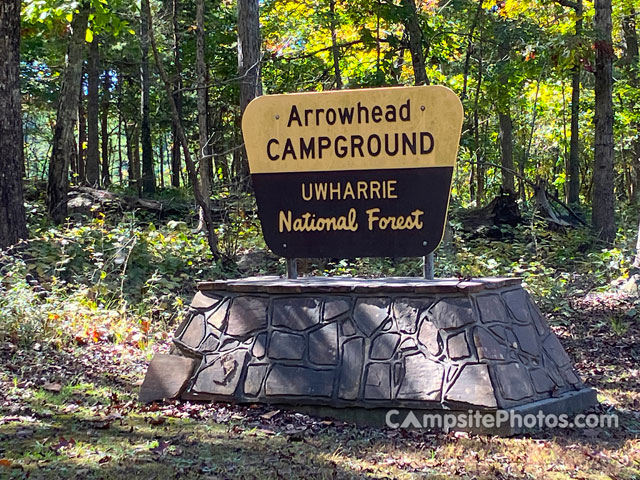 Arrowhead Campground Sign