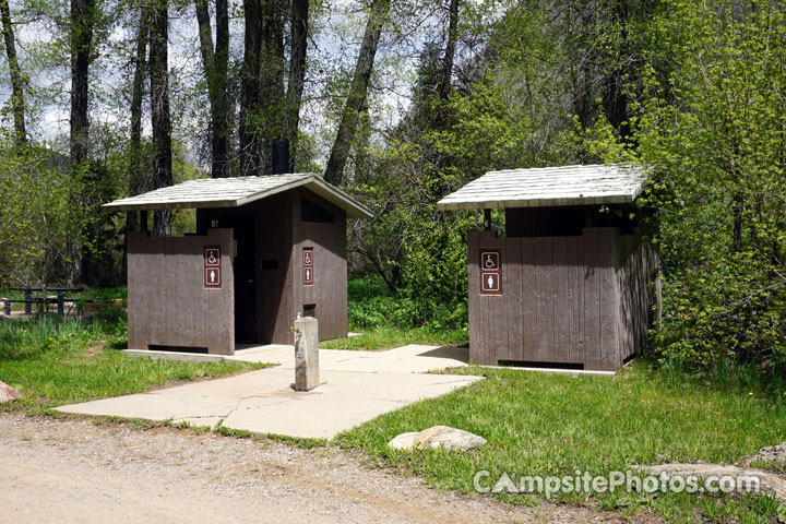 South Fork Campground Vault toilets