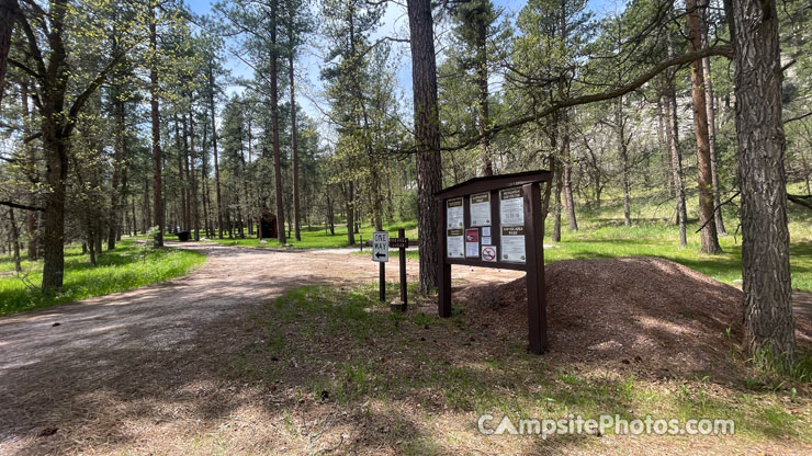 Grizzly Creek Campground Info Board