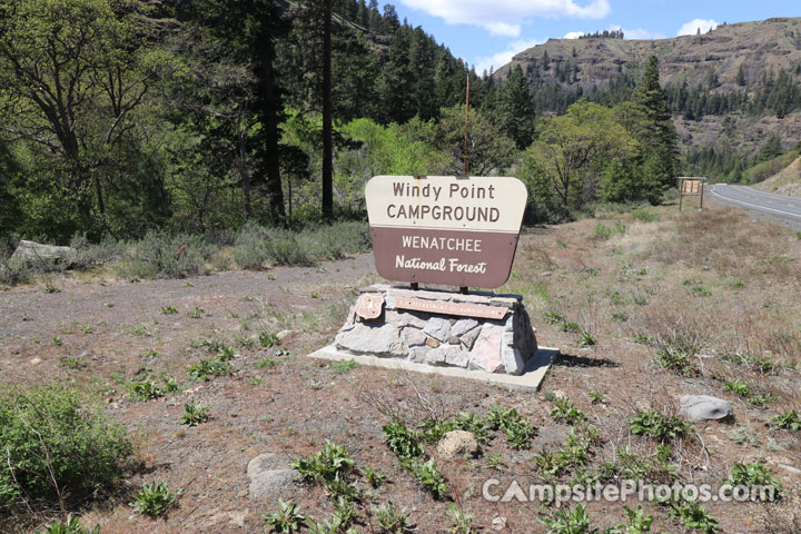 Windy Point Sign