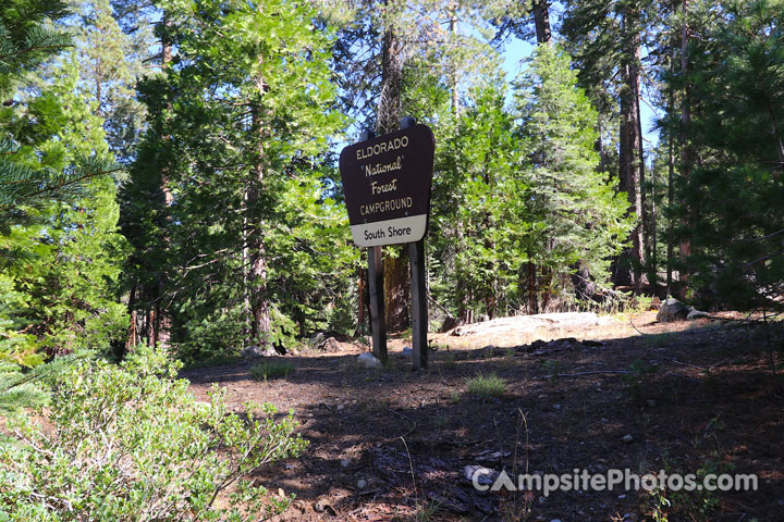 South Shore Campground Sign