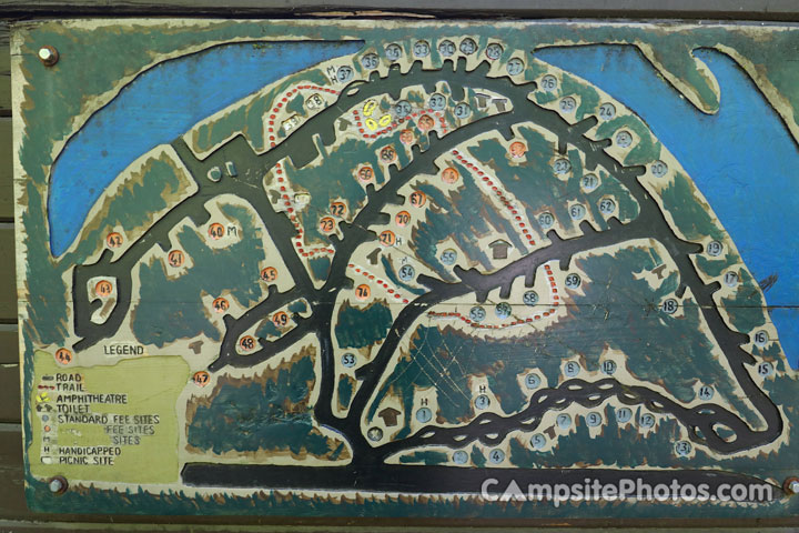 Black Canyon Campground Map