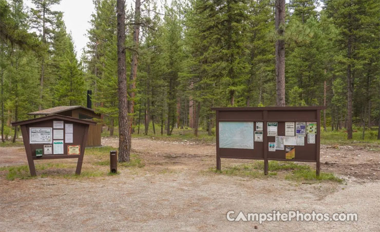 Alta Campground Info Board