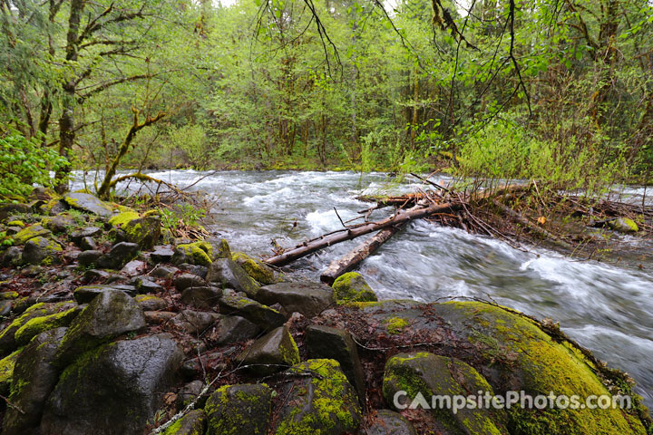 French Pete Campground Creek Scenic