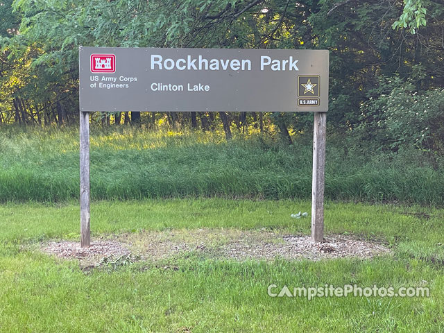 Rockhaven Park Equestrian Campground Sign