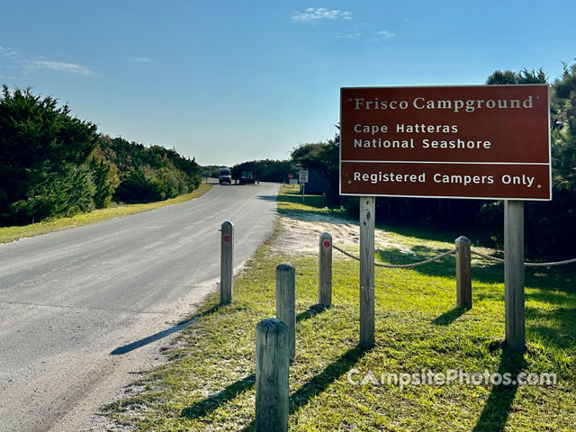 Frisco Camground Sign