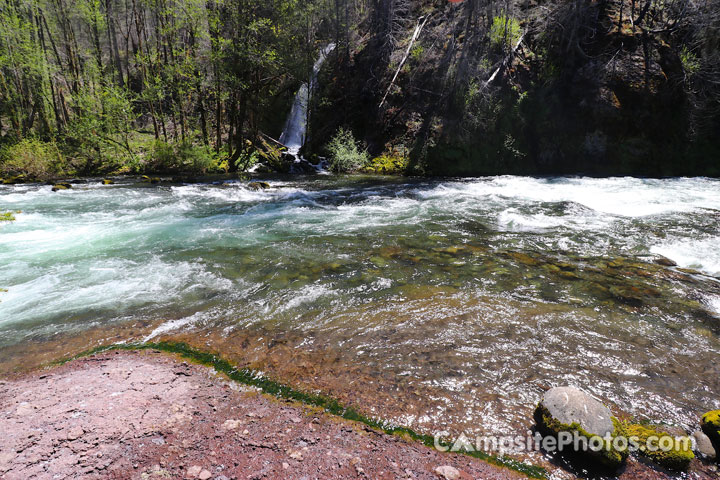 Whispering Falls Campground Waterfall Scenic