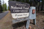 Pioneer Ford Campground Sign