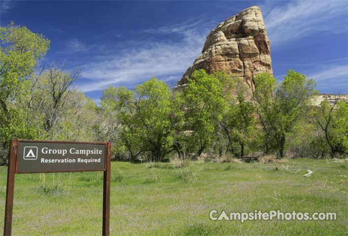 Echo Park Group Campground Sign