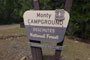 Monty Campground Sign