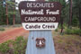 Candle Creek Campground Sign