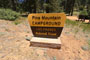 Pine Mountain Campground Sign